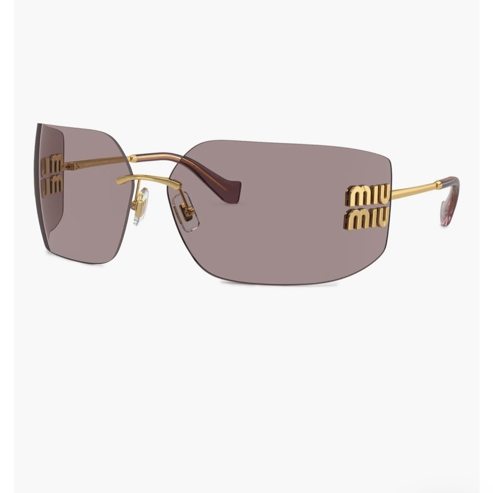 Miu Miu 80mm Oversize Irregular Sunglasses